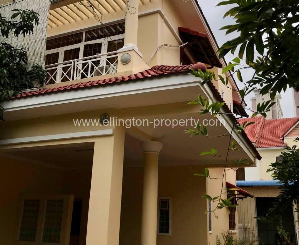 4 Bedrooms Borey For Rent Loacted In Chroy Chongvar - Ellington Property