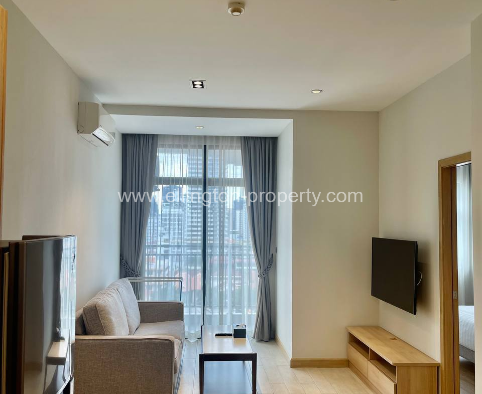 One Bedroom Serviced Apartment For Rent In Bkk1 - Ellington Property