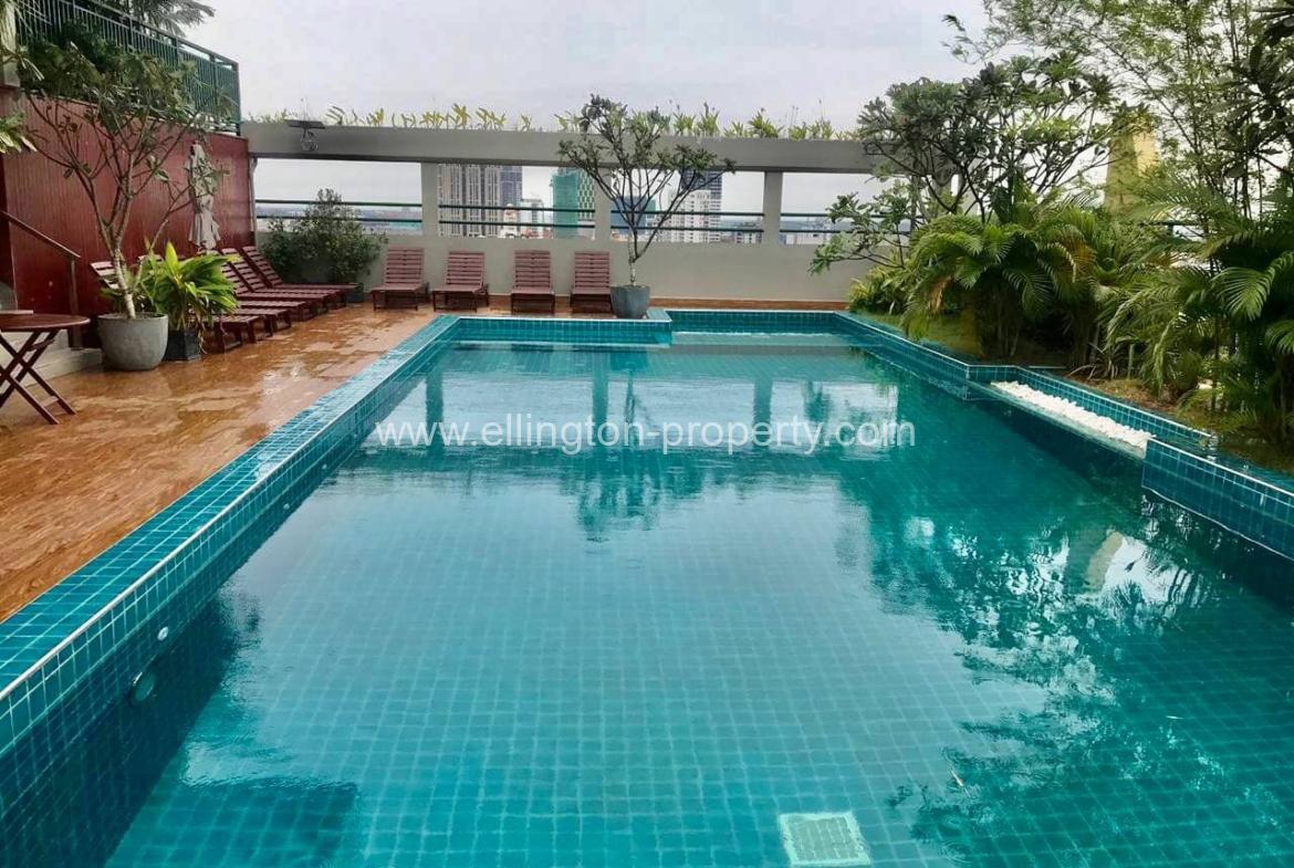 2 Bedrooms Apartment For Rent In Chamkarmon Bkk 1 - Ellington Property