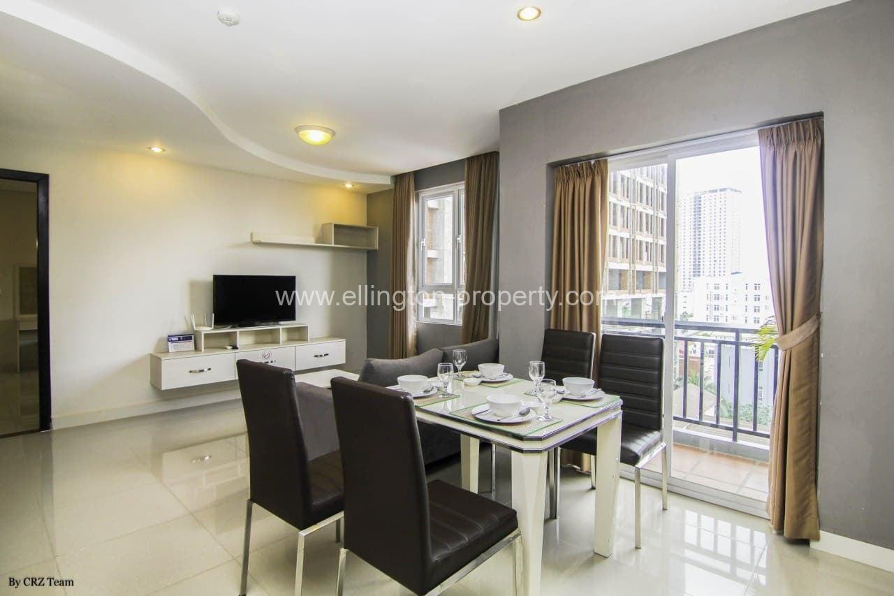 1 Bedroom Serviced Apartment For Rent Tuol Kork - Ellington Property