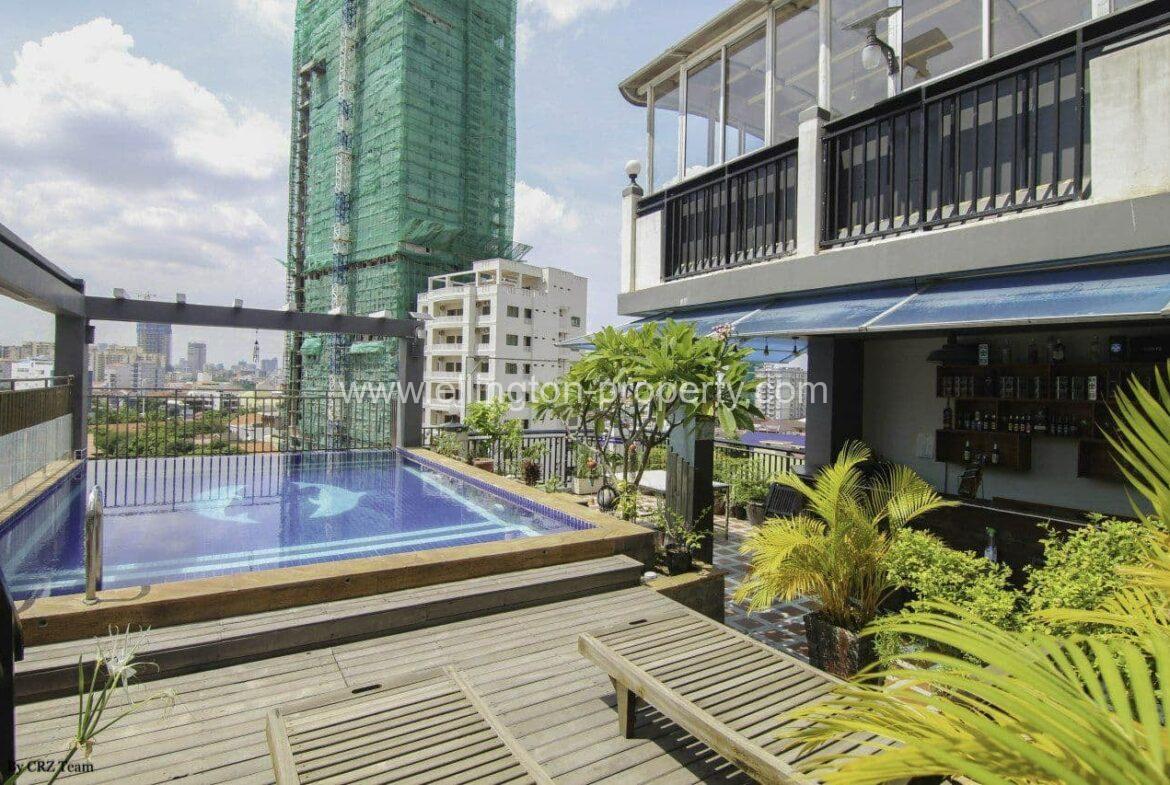 1 Bedroom Serviced Apartment For Rent Tuol Kork - Ellington Property