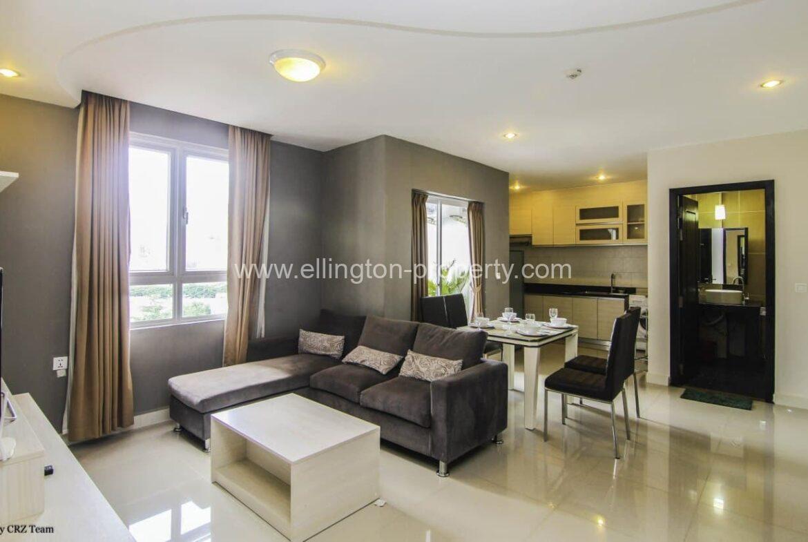 1 Bedroom Serviced Apartment For Rent Tuol Kork - Ellington Property