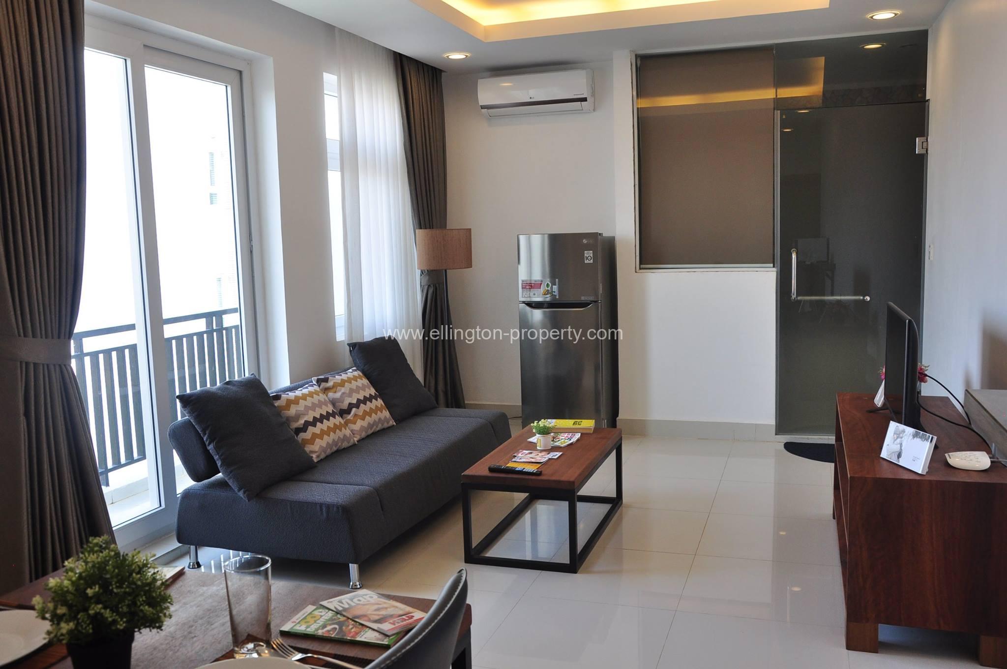 Modern Apartment One Bedroomsfor Rent In Toul Kork Area Near Tk Avenue - Ellington Property