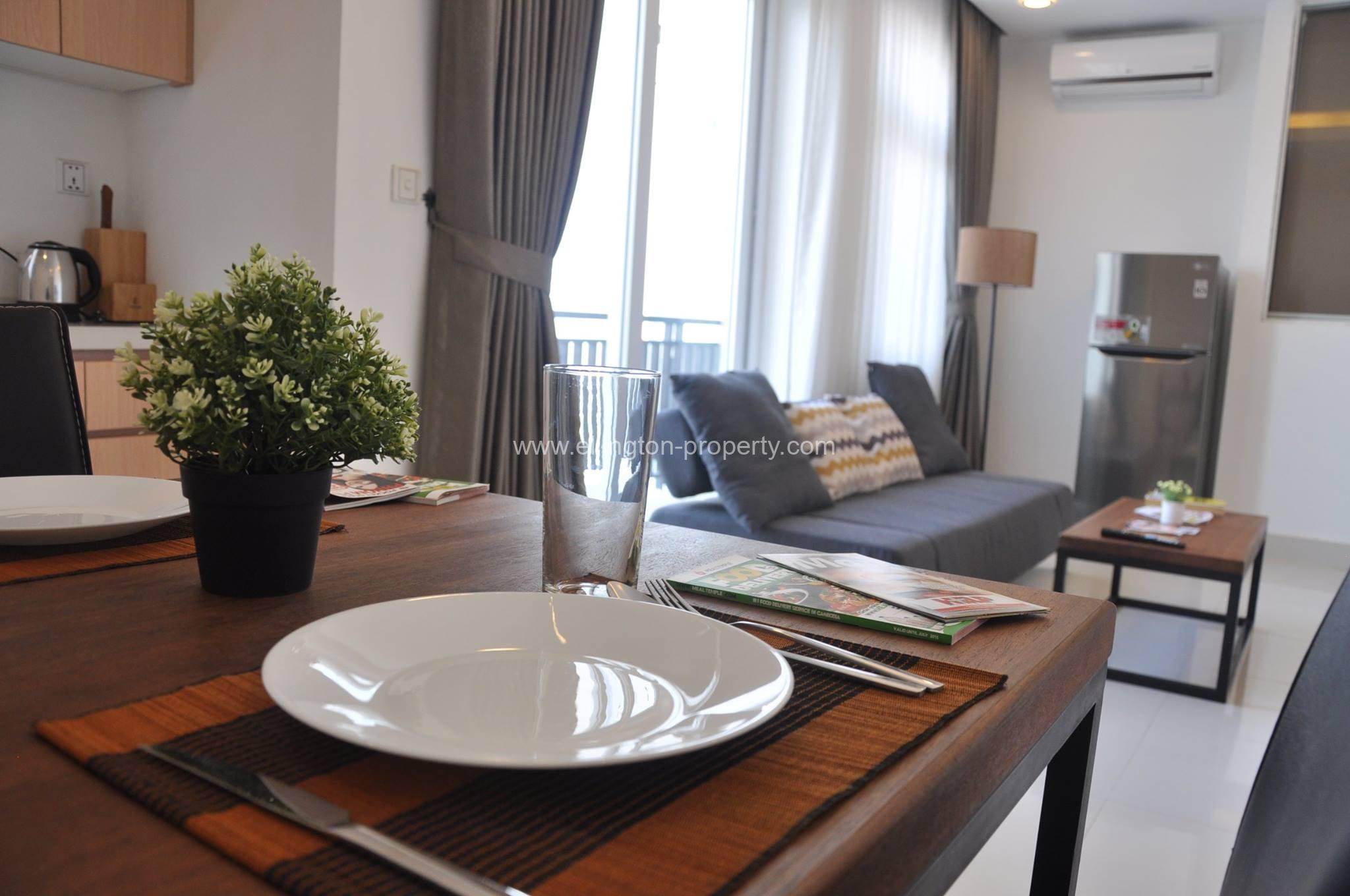 Modern Apartment One Bedroomsfor Rent In Toul Kork Area Near Tk Avenue - Ellington Property