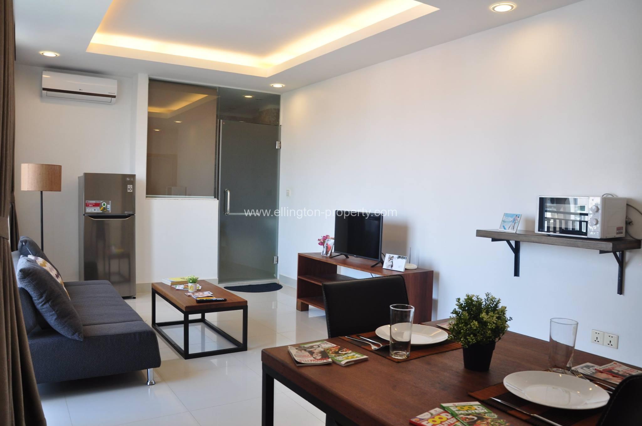 Modern Apartment One Bedroomsfor Rent In Toul Kork Area Near Tk Avenue - Ellington Property