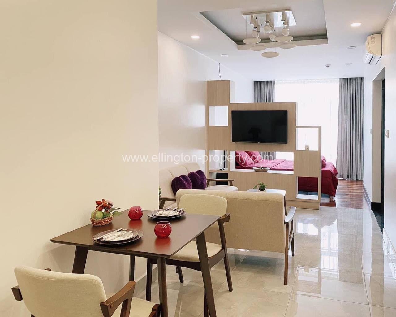 Studio Room Apartment For Rent In Wat Phom Id Sr064 - Ellington Property