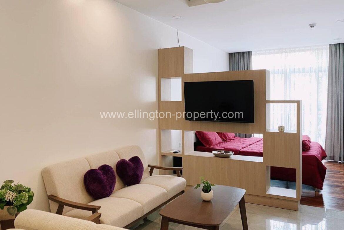 Studio Room Apartment For Rent In Wat Phom Id Sr064 - Ellington Property