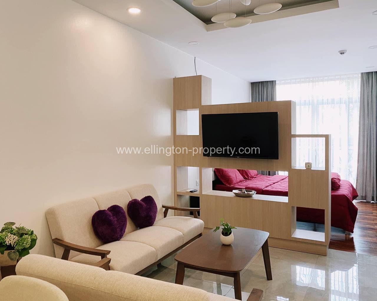 Studio Room Apartment For Rent In Wat Phom Id Sr064 - Ellington Property