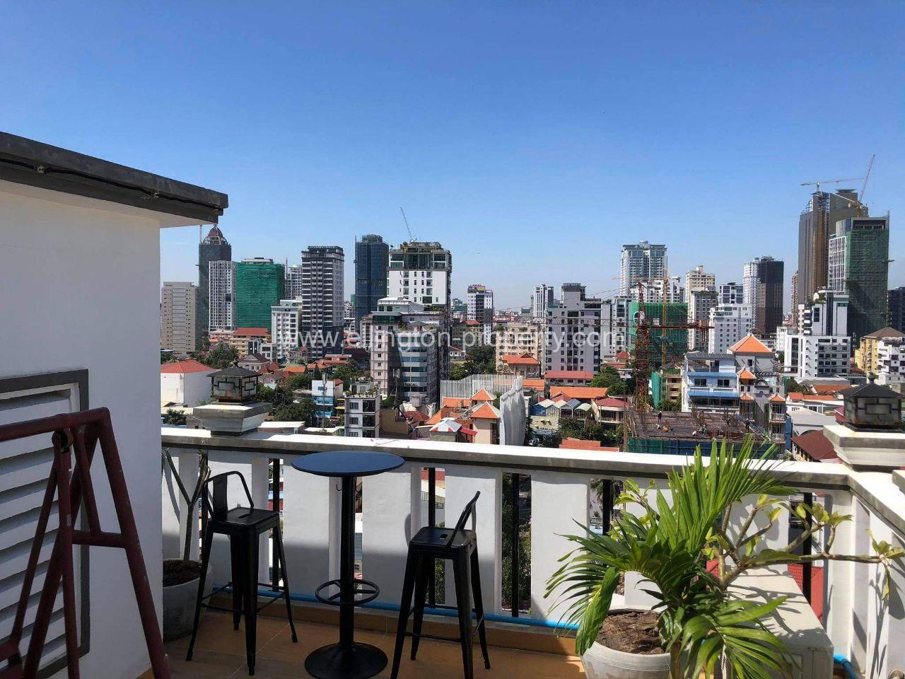 2 Bedrooms Apartent For Rent In Tonle Basac Id Sr080 - Ellington Property