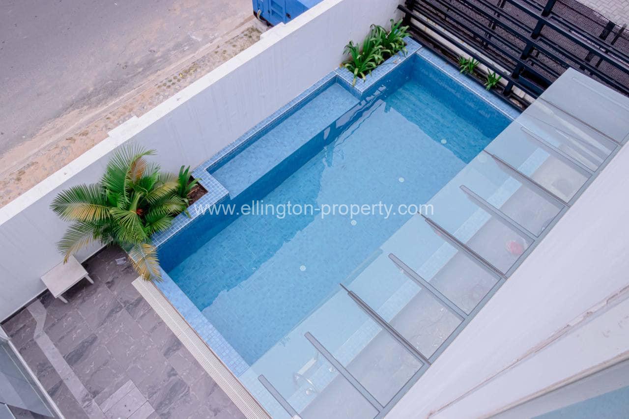 Studio Room Services Apartment Available For Rent Location In Bkk 1 Id S195 - Ellington Property