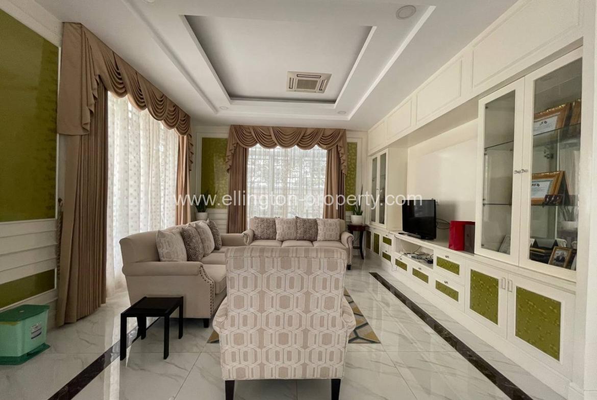 Villa For Rent At Beong Snor Id S2057 - Ellington Property