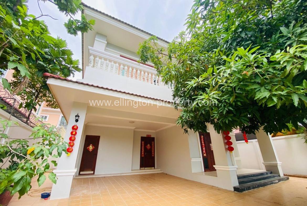 5 Bedrooms Villa Available For Rent Location In Tonle Bassac Id S2055 - Ellington Property