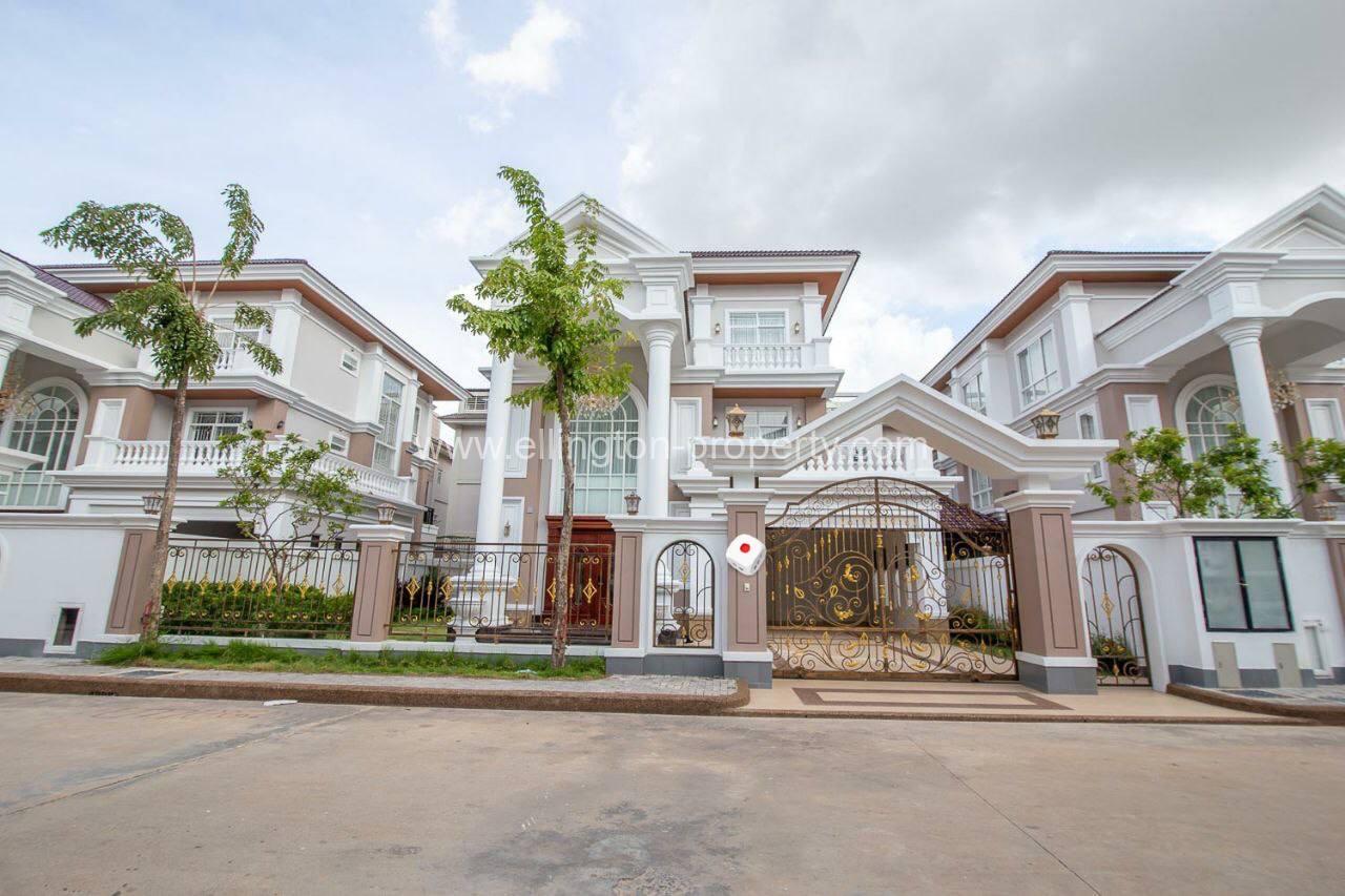 5 Bedrooms Villa Available For Rent , Located In Beong Snor id S2048 - Ellington Property