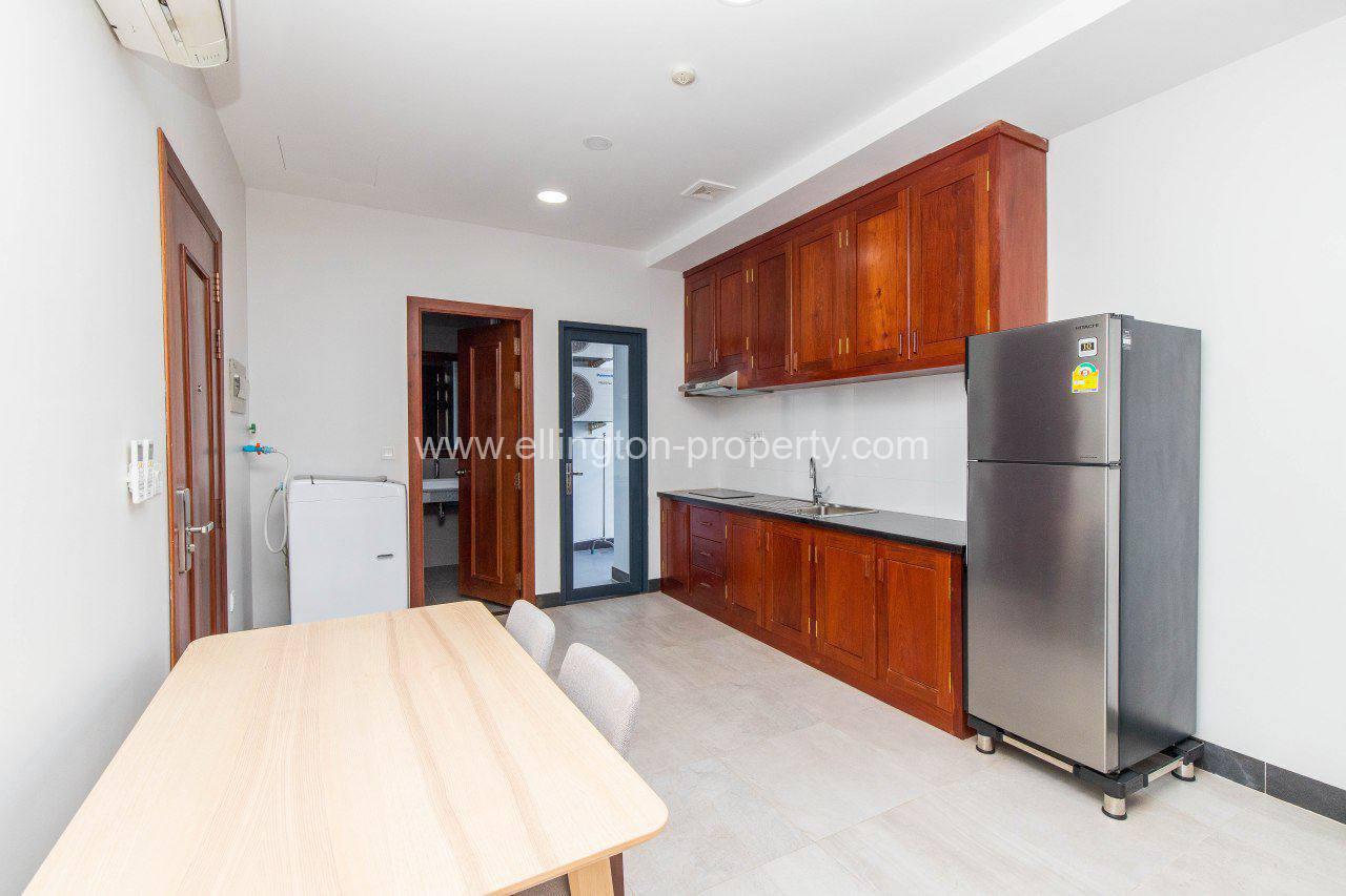 Studio Room Apartment Available For Rent Location In Tonle Bassac Near Aeon 1 Id S2047 - Ellington Property