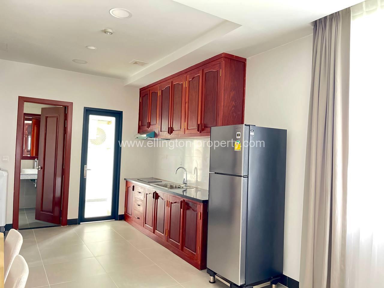 Studio Room Apartment Available For Rent Location In Tonle Bassac Near Aeon 1 Id S2047 - Ellington Property