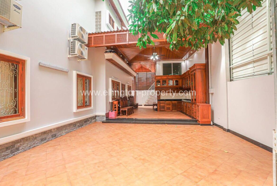 5 Bedroom Villa For Rent In Tonle Bassic - Ellington Property