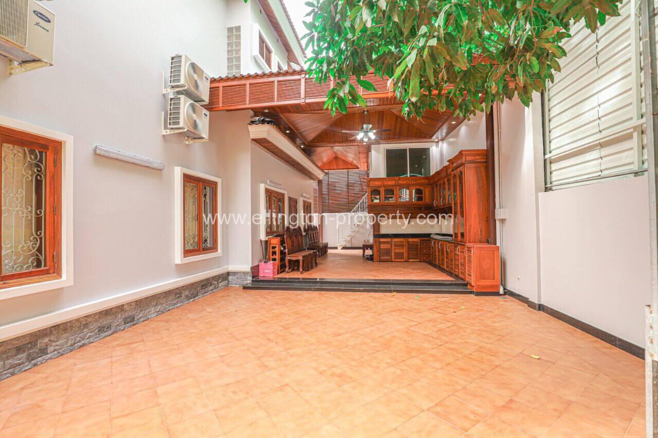 5 Bedroom Villa For Rent In Tonle Bassic - Ellington Property