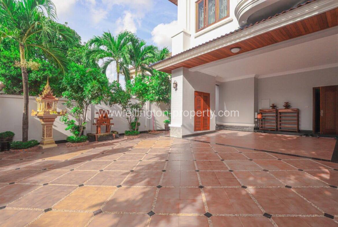 5 Bedroom Villa For Rent In Tonle Bassic - Ellington Property