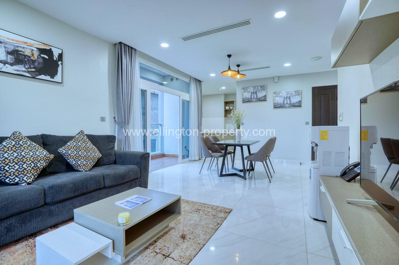 1 Bedroom Services Apartment Available For Rent Location In Bkk2 - Ellington Property