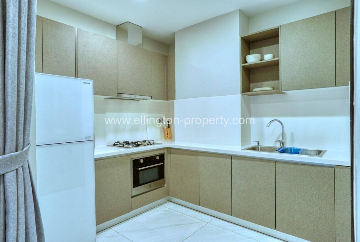 1 Bedroom Services Apartment Available For Rent Location In Bkk2 - Ellington Property