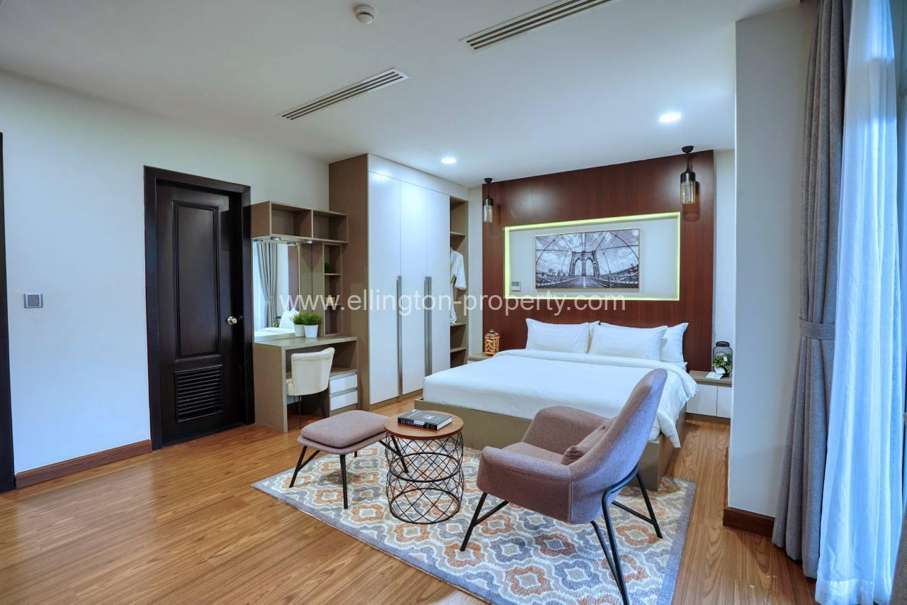 1 Bedroom Services Apartment Available For Rent Location In Bkk2 - Ellington Property