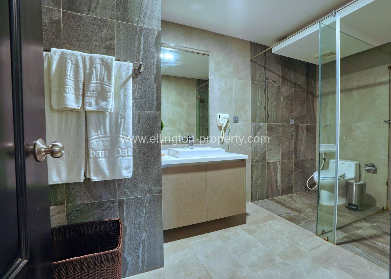 1 Bedroom Services Apartment Available For Rent Location In Bkk2 - Ellington Property