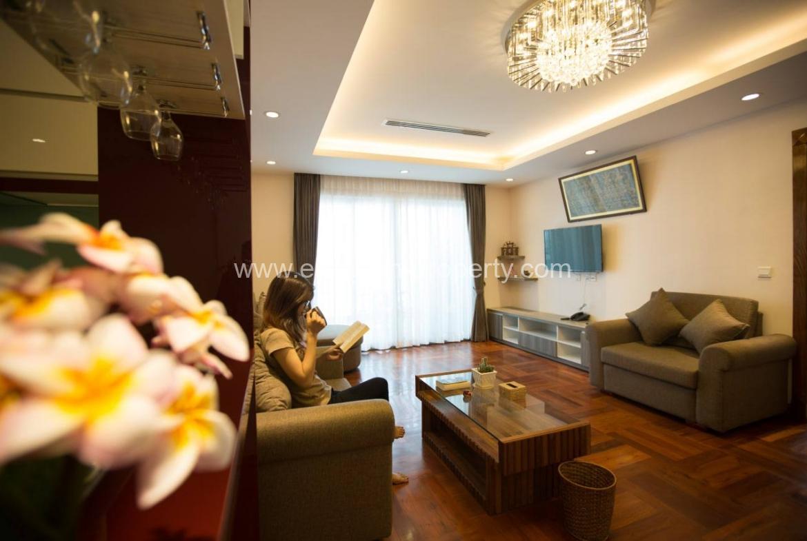 3 Bedrooms Services Apartment Available For Rent Location In Bkk1 - Ellington Property