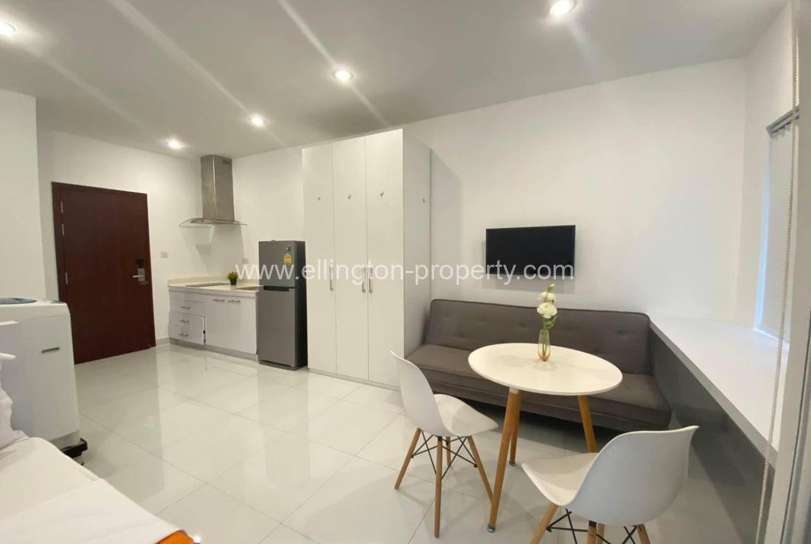 Studio Room Services Apartment Available For Rent Location In Bkk 1 Id S195 - Ellington Property