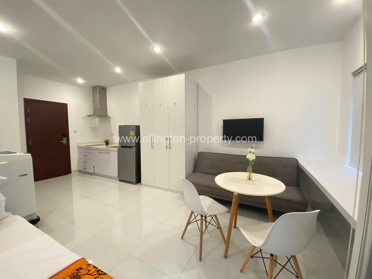 Studio Room Services Apartment Available For Rent Location In Bkk 1 Id S195 - Ellington Property