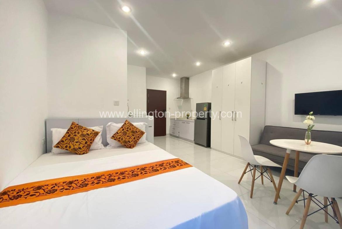 Studio Room Services Apartment Available For Rent Location In Bkk 1 Id S195 - Ellington Property