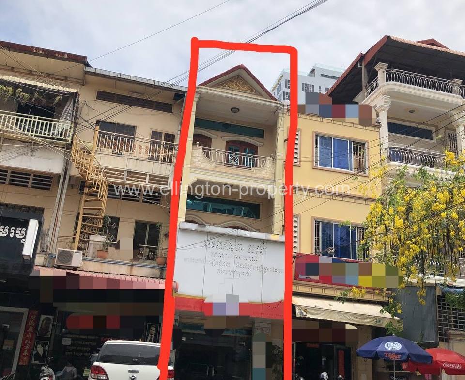 4 Bedroom Shophouse For Rent In Bkk2 Id S157 - Ellington Property