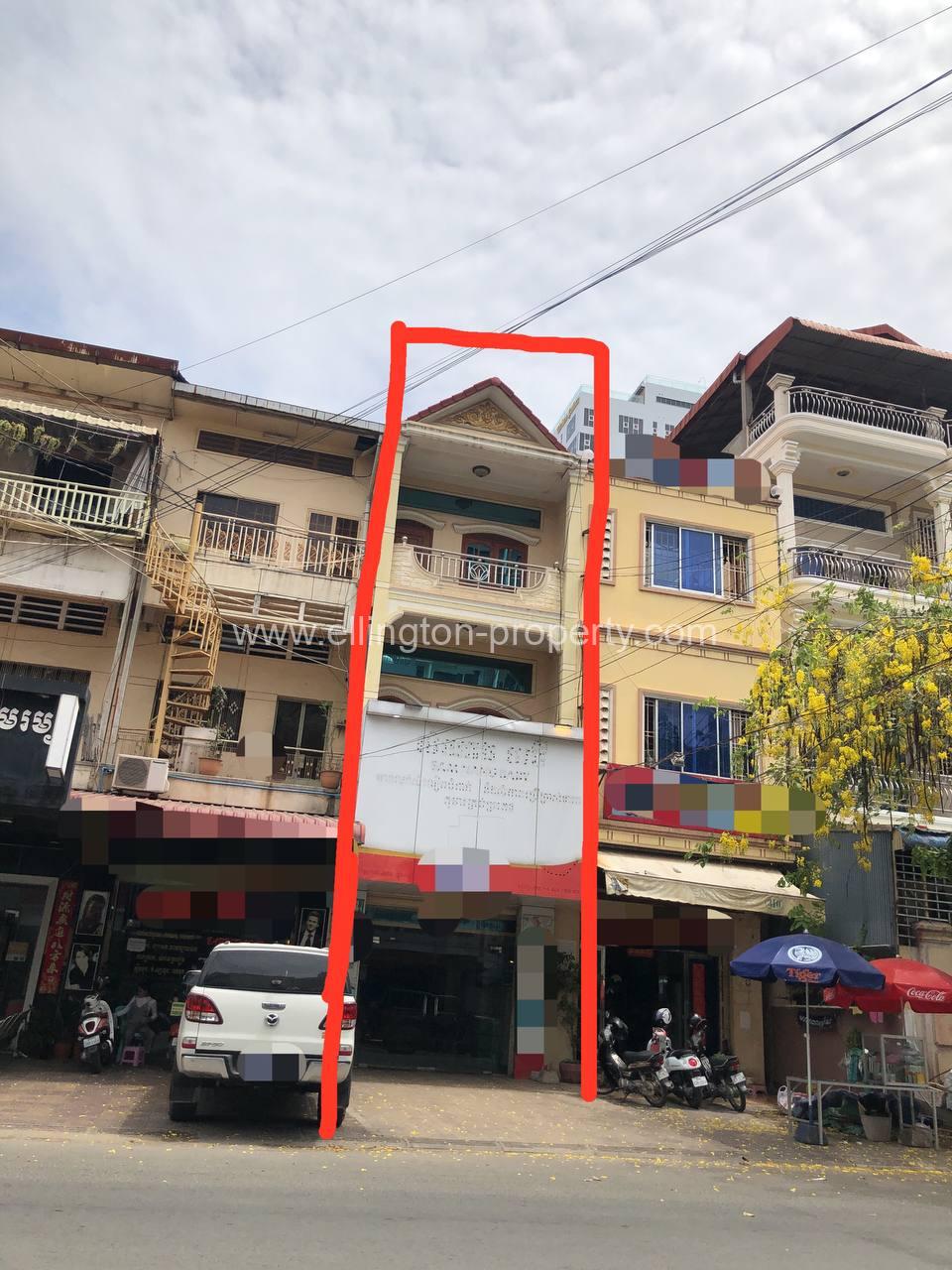 4 Bedroom Shophouse For Rent In Bkk2 Id S157 - Ellington Property