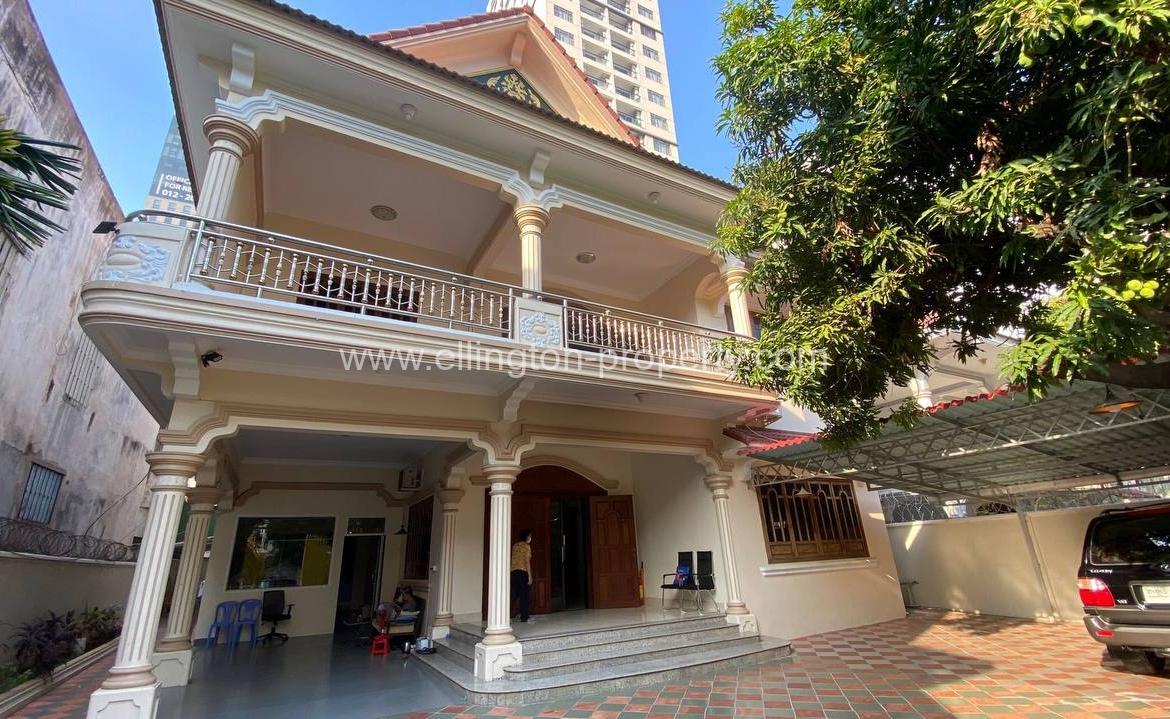 7 Bedroom Villa For Rent In Bkk 1 Id S162 - Ellington Property