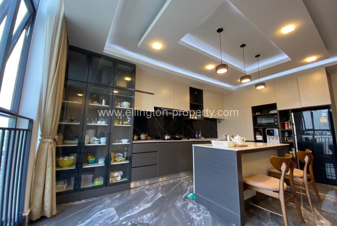 Penthouse Services Apartment Available For Rent Location At Beong Tumpun Id S2141 - Ellington Property