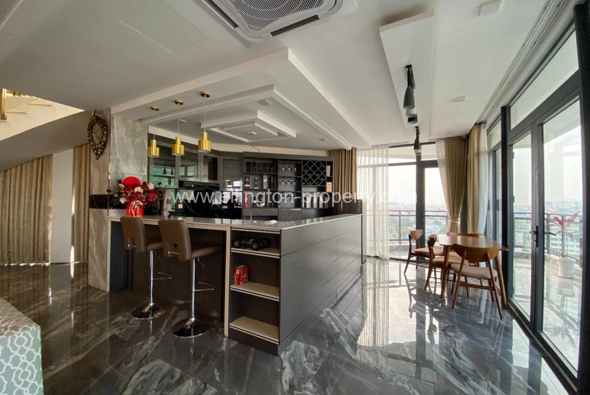 Penthouse Services Apartment Available For Rent Location At Beong Tumpun Id S2141 - Ellington Property