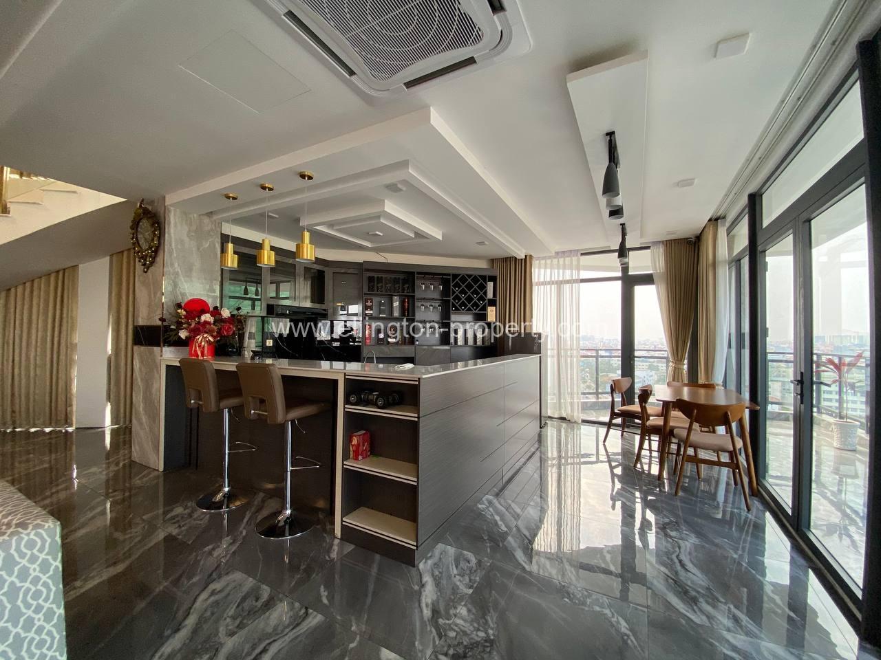 Penthouse Services Apartment Available For Rent Location At Beong Tumpun Id S2141 - Ellington Property