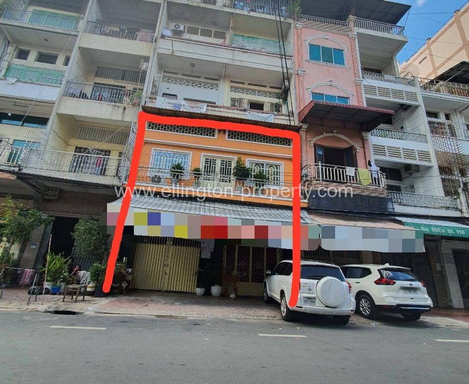 Shophouse Available For Rent Location In Daunh Penh Id S2105 - Ellington Property