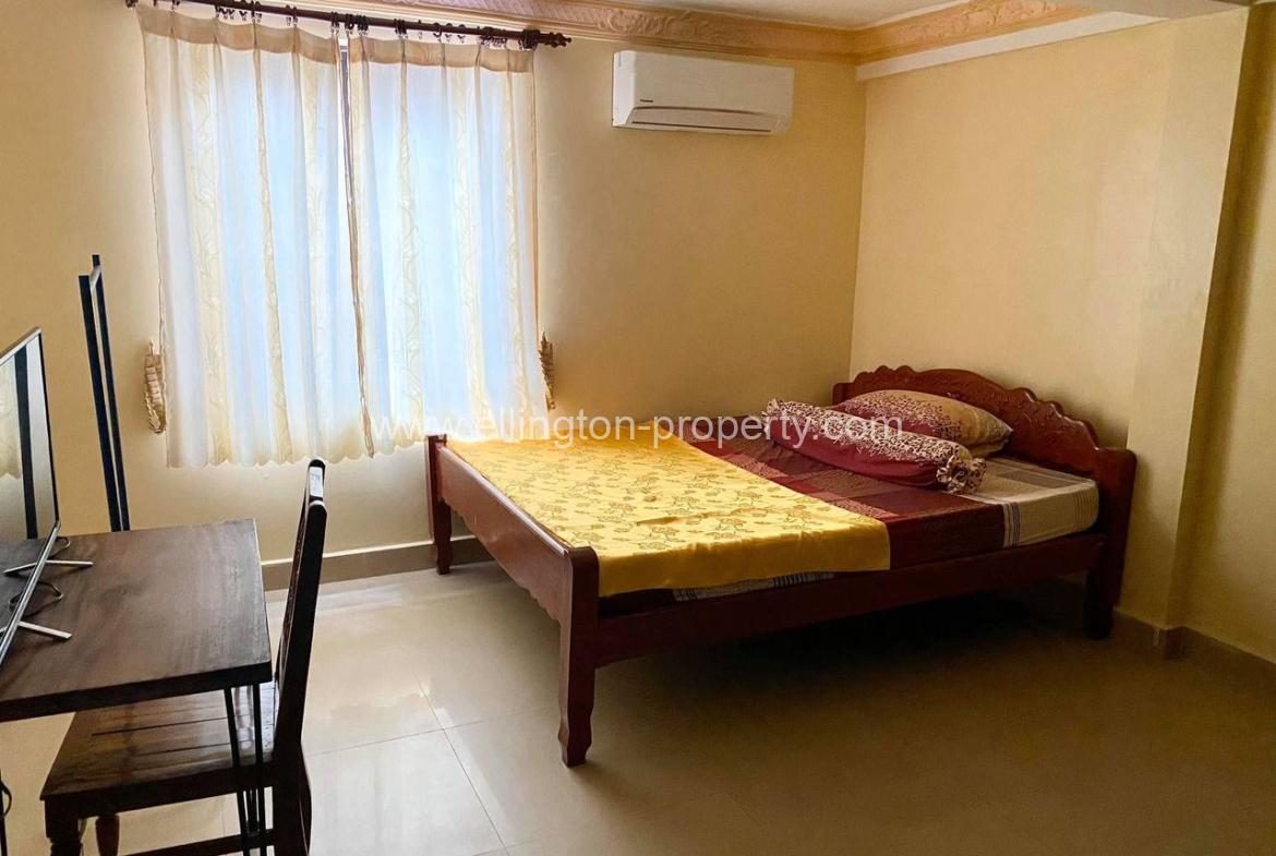 1 Bedroom Room Services Apartment Available For Rent Location In Daun Penh Is - Ellington Property