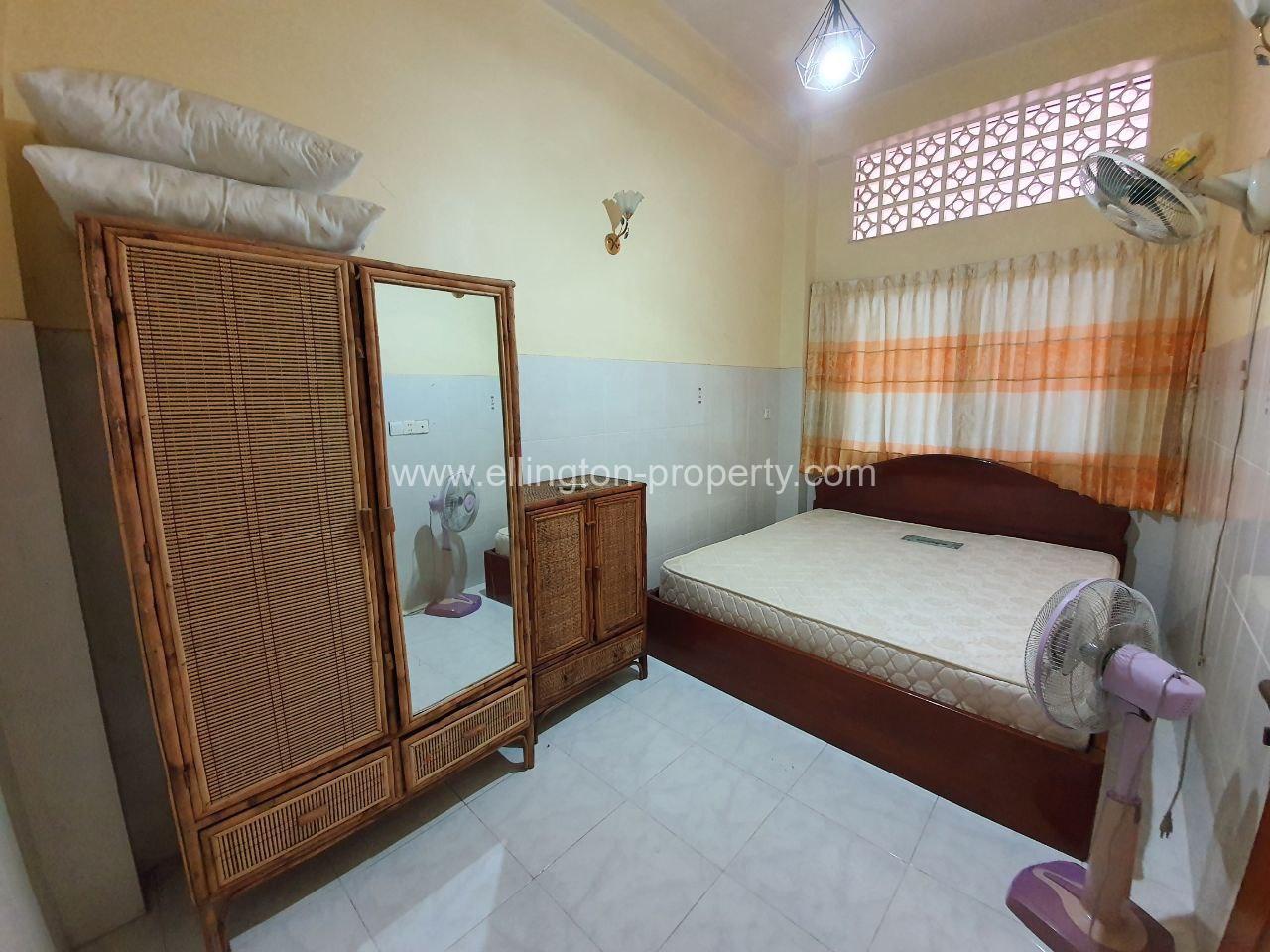 Flat House Renovation 1 Bedroom Apartment Available For Rent Location In Daun Penh, Near Riverside, Id N72 - Ellington Property