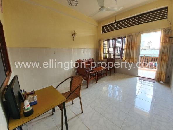 Flat House Renovation 1 Bedroom Apartment Available For Rent Location In Daun Penh, Near Riverside, Id N72 - Ellington Property