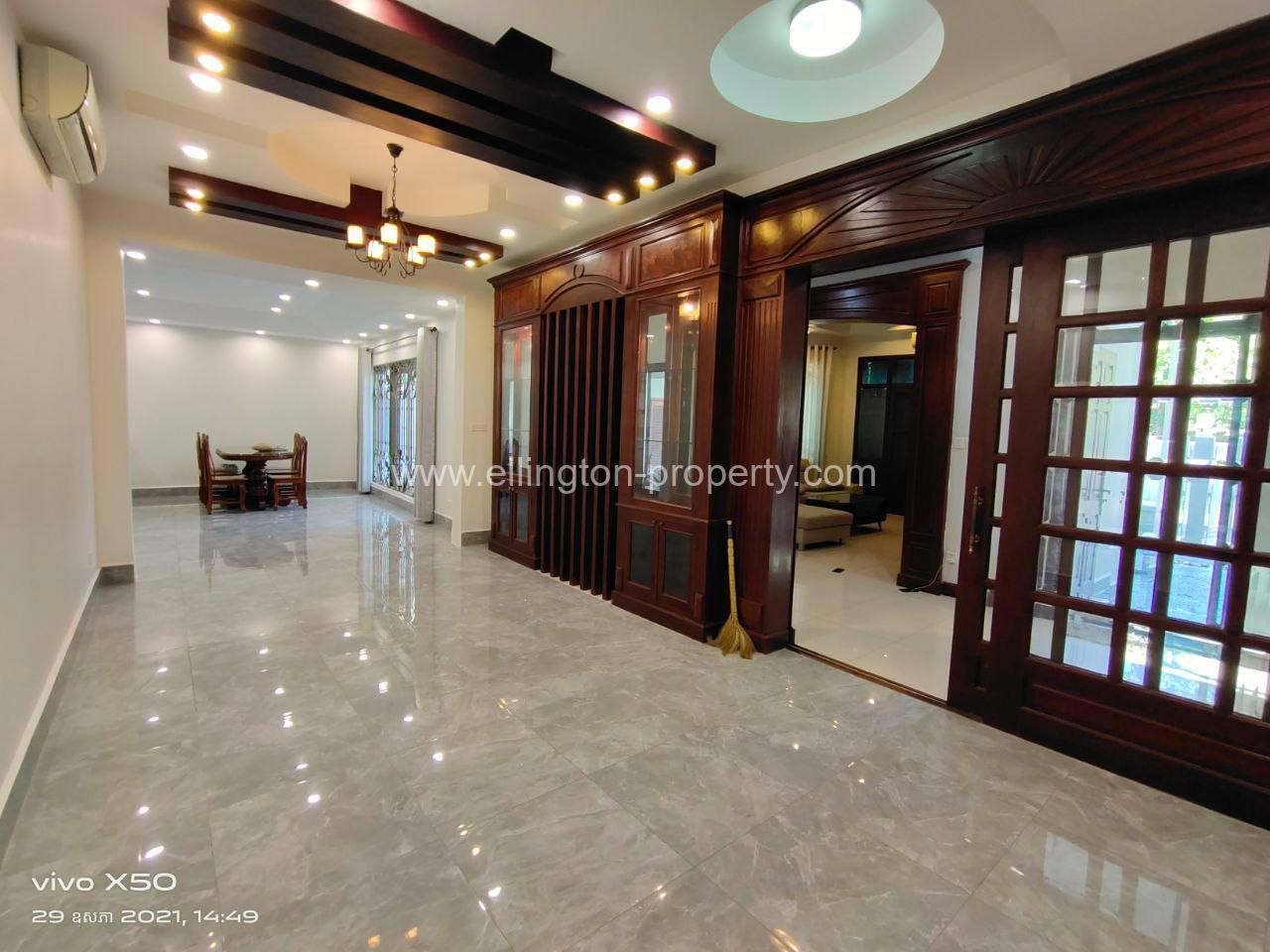 5 Bedrooms Villa Available For Rent Location In Tonle Bassac Id S2188 - Ellington Property