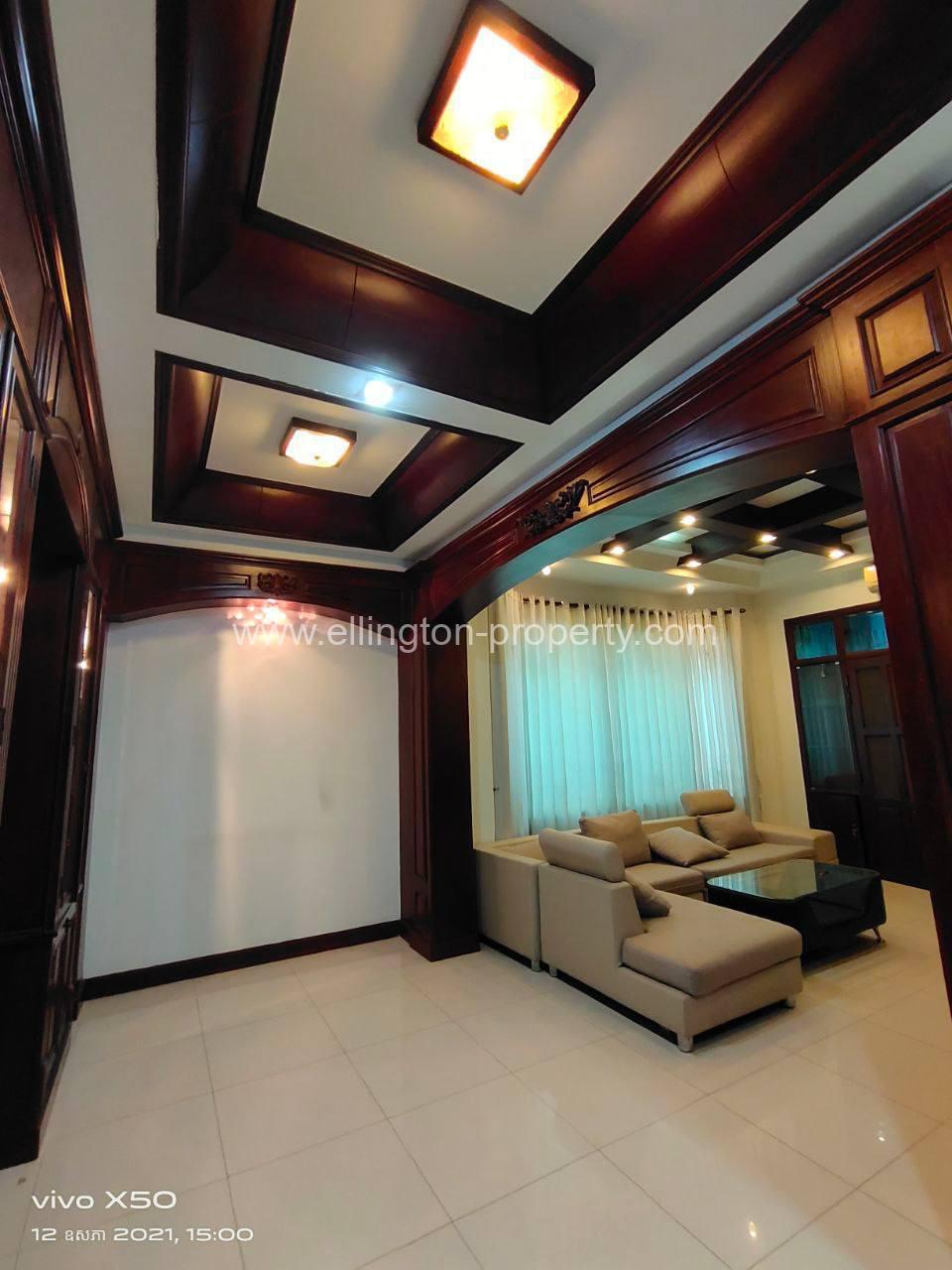 5 Bedrooms Villa Available For Rent Location In Tonle Bassac Id S2188 - Ellington Property