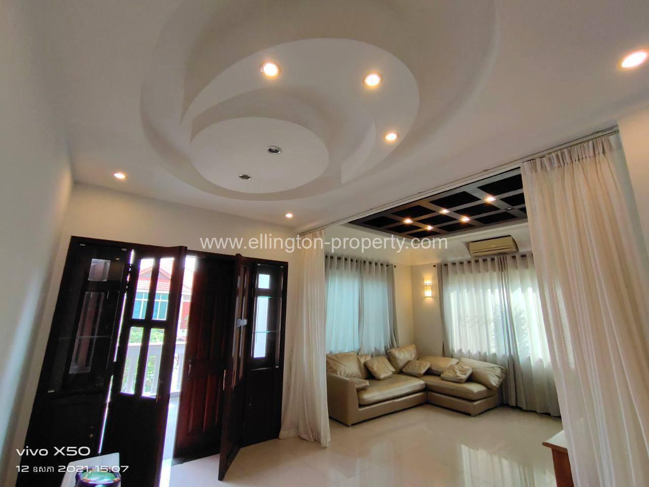 5 Bedrooms Villa Available For Rent Location In Tonle Bassac Id S2188 - Ellington Property