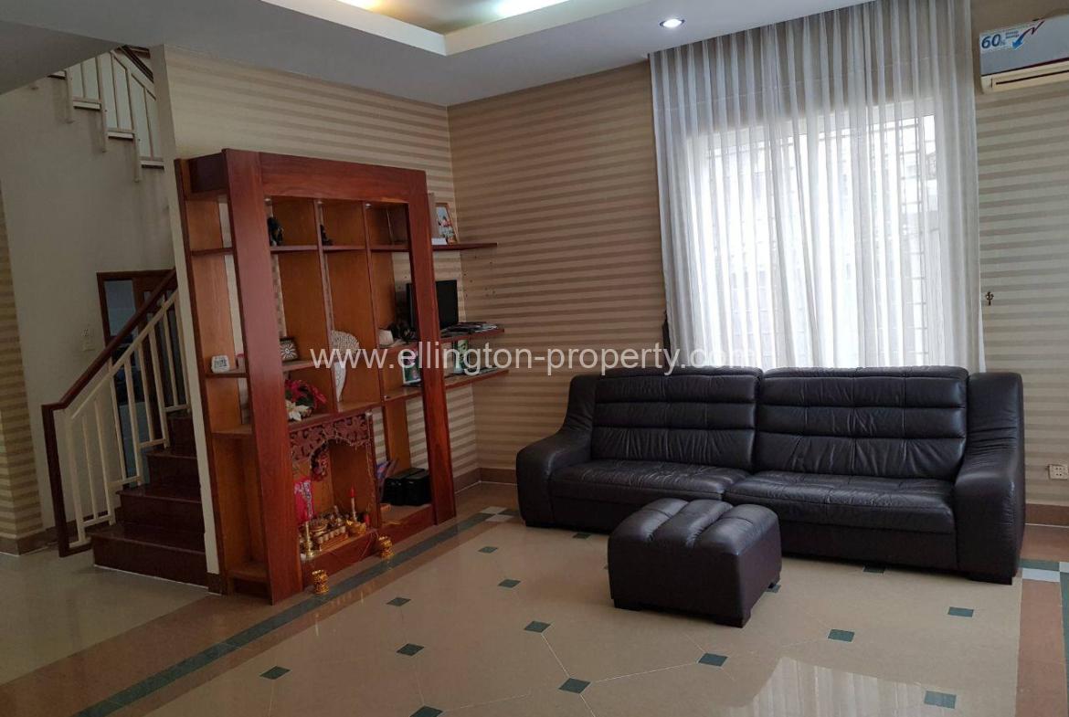 4 Bedrooms Twin Villa Available For Rent Location In Beong Snor Id S2169 - Ellington Property