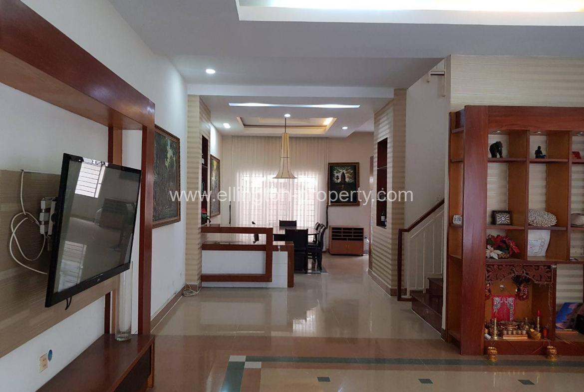 4 Bedrooms Twin Villa Available For Rent Location In Beong Snor Id S2169 - Ellington Property