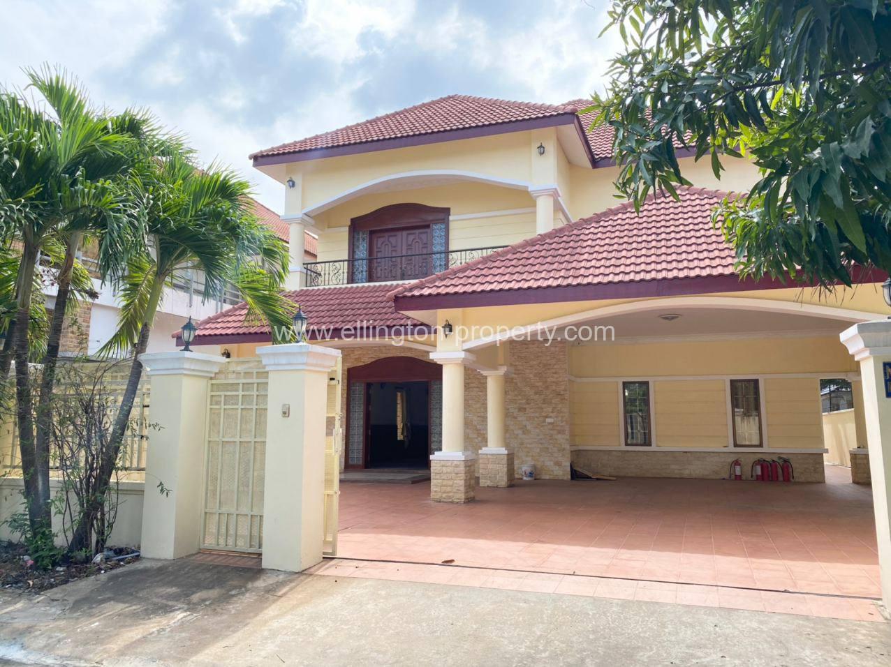 5 Bedrooms Villa Available For Rent Location In Toul Kork Id S2182 - Ellington Property