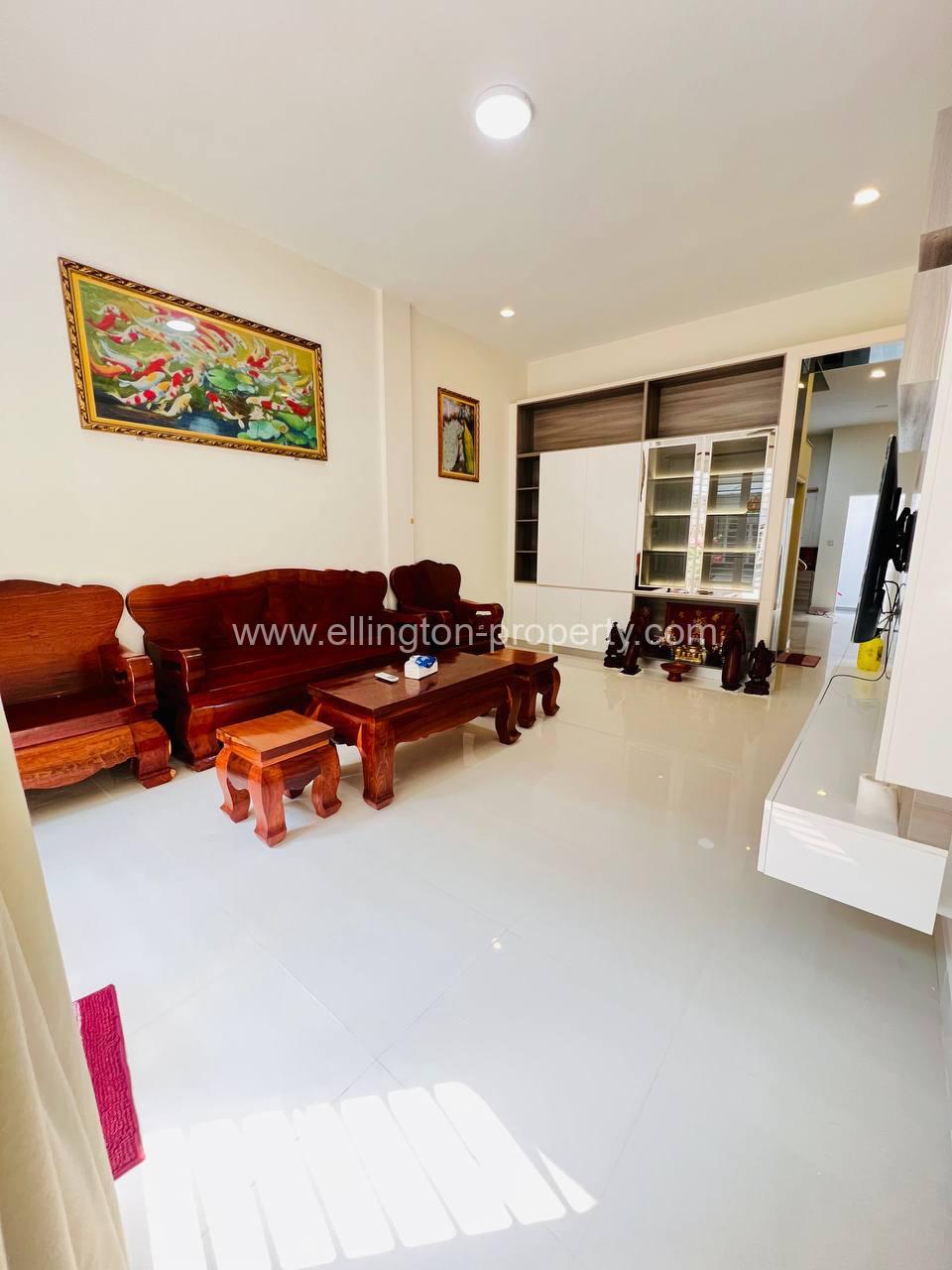 4 Bedrooms Shophouse Available For Rent Location In Beong Snor Id S2166 - Ellington Property