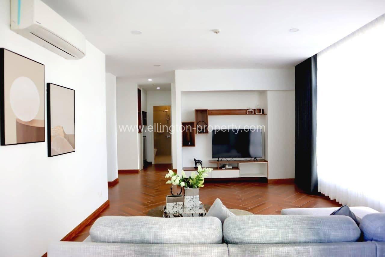 1 Bedroom Services Apartment For Rent In Bkk1 - Ellington Property