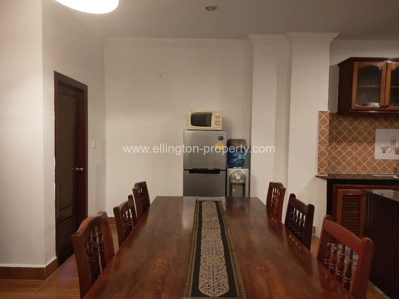 2 Bedroom Services Apartment For Rent In Daun Penh - Ellington Property