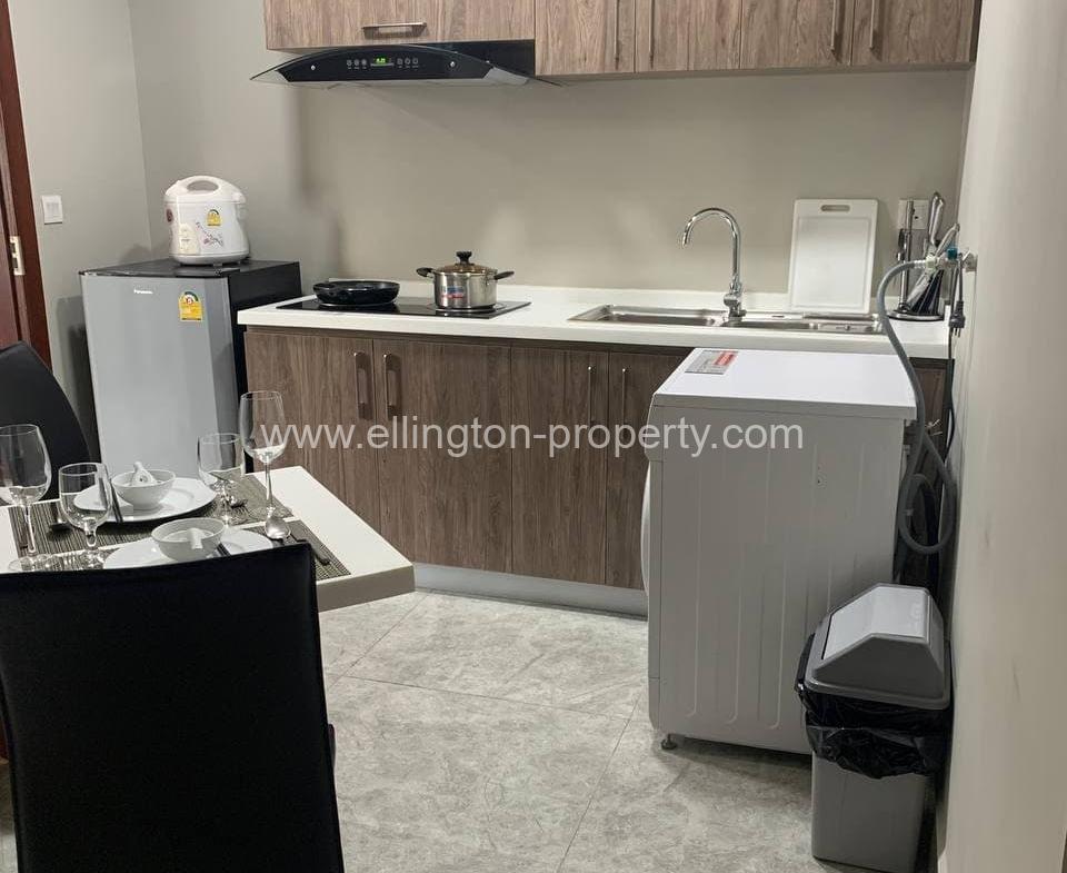 One Bedroom Services Apartment For Rent Location At Bkk1 - Ellington Property